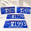 Custom Massachusetts License Plate 250th Anniversary