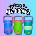 Custom Retro Can Cooler for 12oz Cans