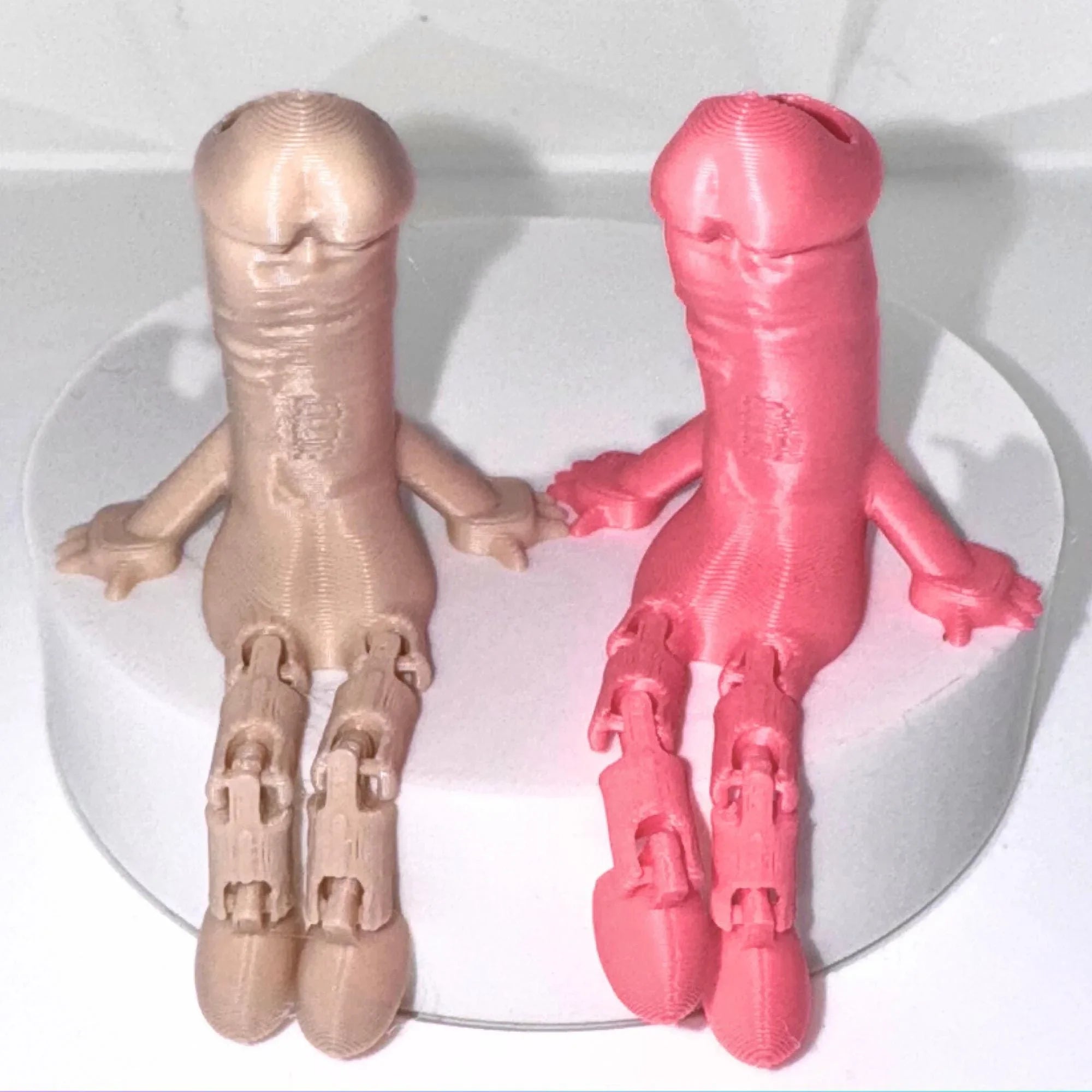 Articulated Penis Straw Topper Buddy