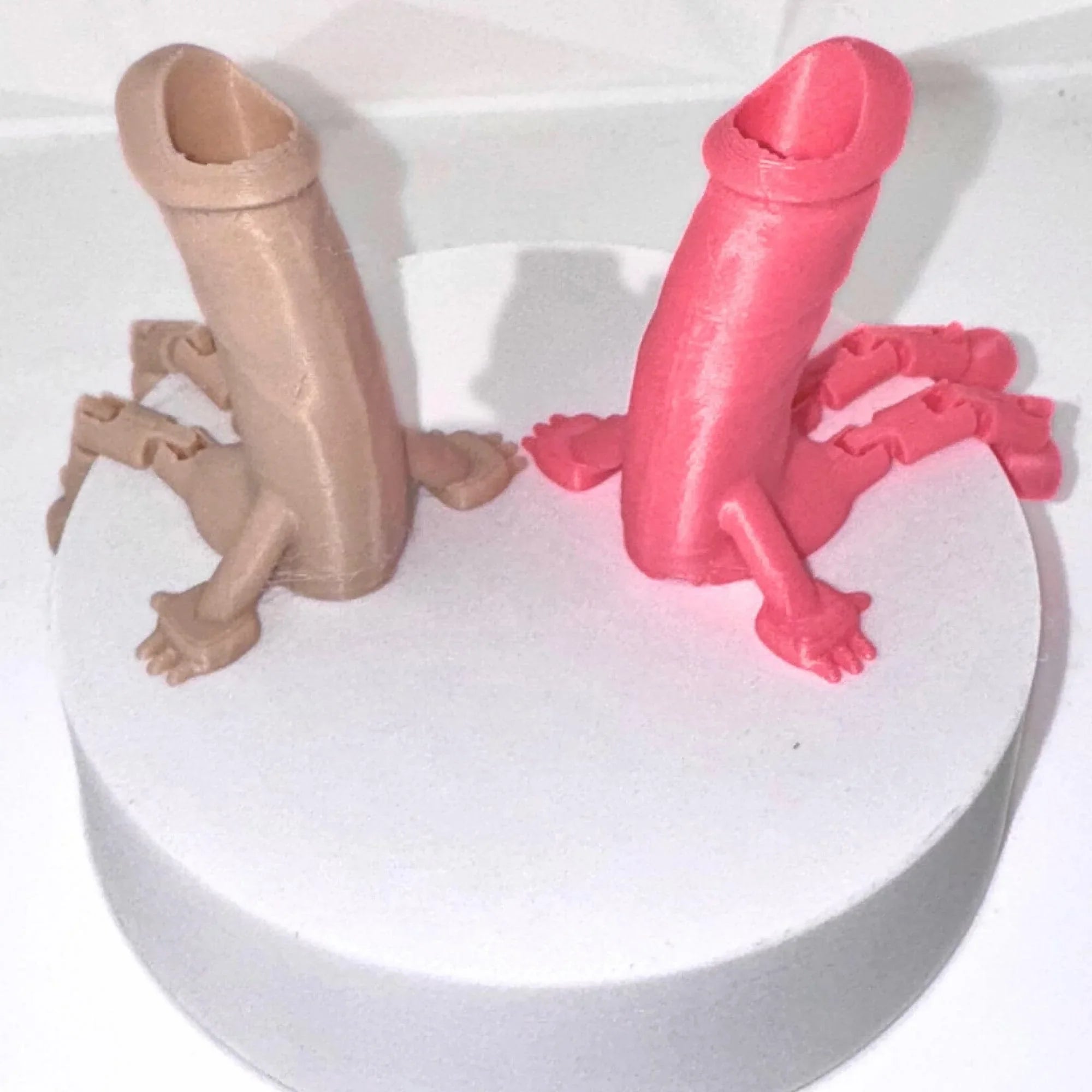 Articulated Penis Straw Topper Buddy
