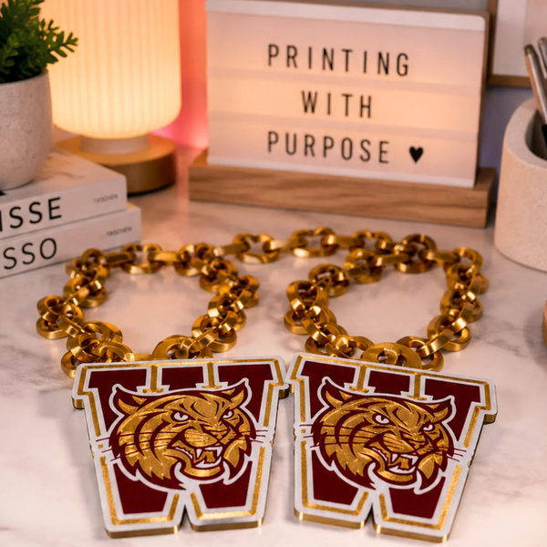 Wildcats Hype Chain, weymouth wildcats, sports hype chain
