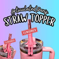 Articulated Penis Straw Topper Buddy