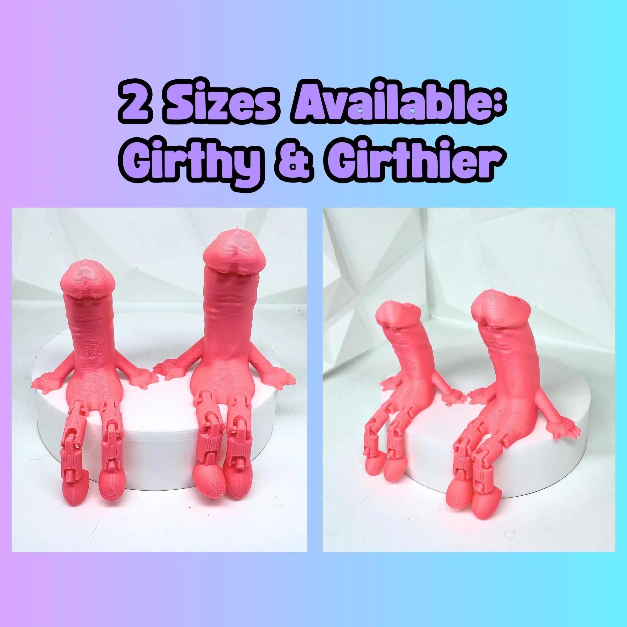Articulated Penis Straw Topper Buddy
